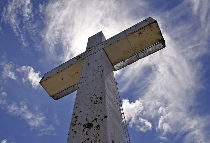 Hiking enthusiasts can climb up 1,951 feet above sea level to see Fredericksburg’s famous Cross Mountain. — Standard-Radio Post file photo