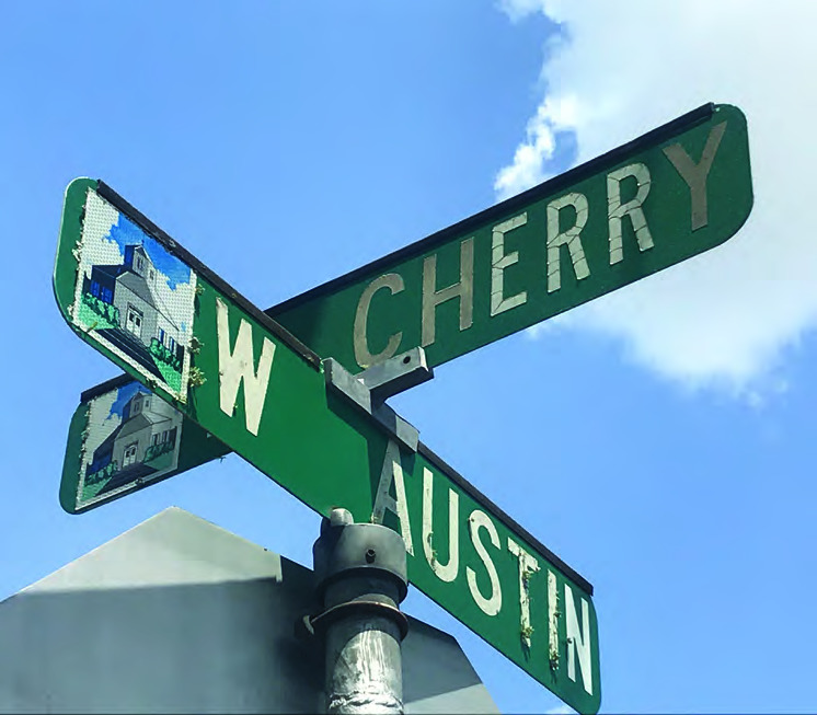 Tourists and residents are welcomed by Fredericksburg’s street signs. — Standard-Radio Post File photo