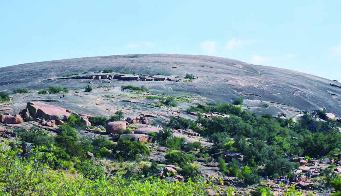 Enchanted Rock attracts thousands of hikers, campers and outdoor enthusiasts each year. — Standard-Radio Post/Reese Griffin