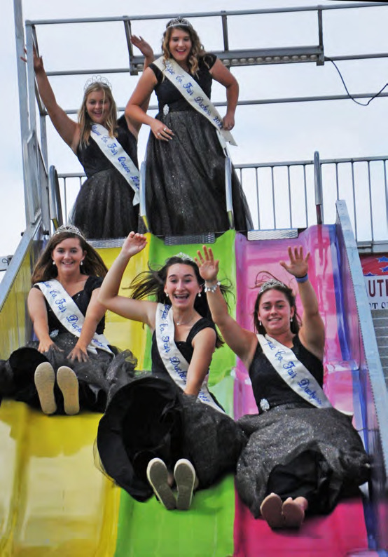 The Gillespie County Fair parade draws crowds up and down Main Street in Fredericksburg. Each year the fair coronates a Gillespie County Fair Queen and Court.