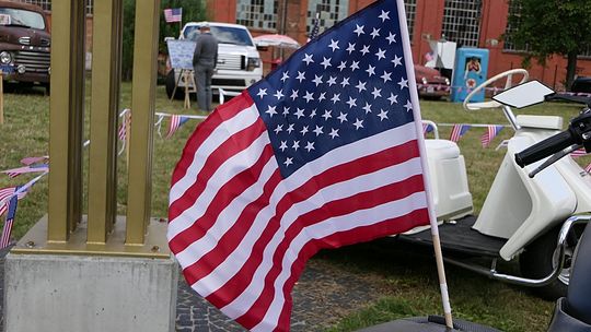 American Cars in the Elbląg's Old Town