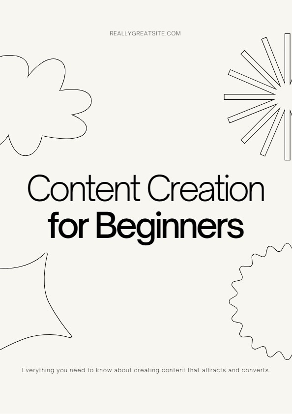 Content Creation for Beginners - strona 1