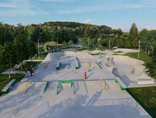 W Myślenicach rozpoczęto budowę skateparku i pumptracka