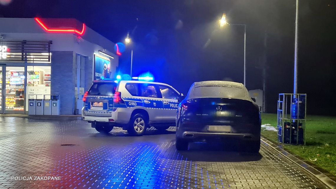 Pijany kierowca z powiatu wielickiego zatrzymany w Poroninie