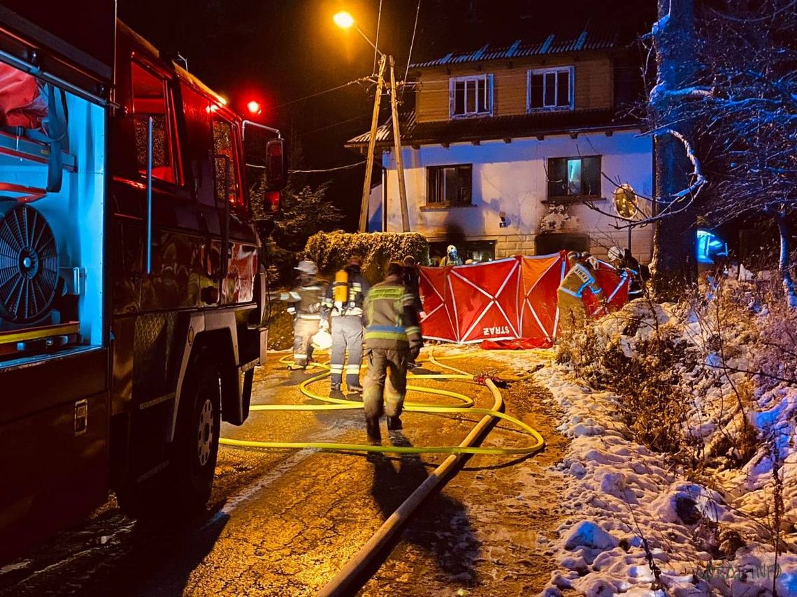 Tragiczny finał pożaru w Maruszynie. Poszkodowana zmarła