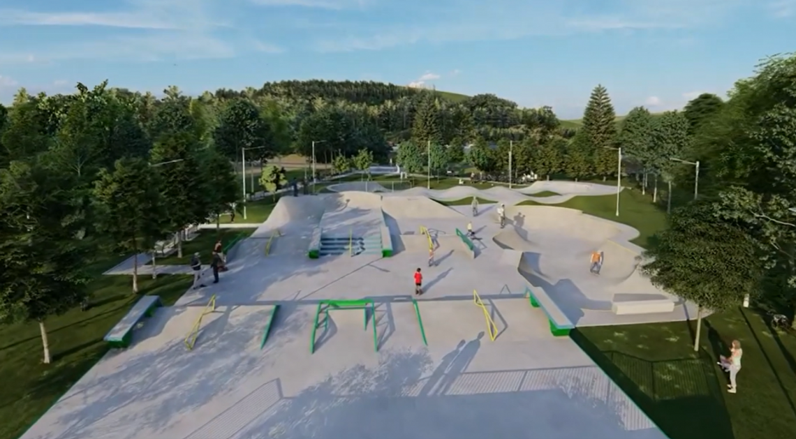 W Myślenicach rozpoczęto budowę skateparku i pumptracka