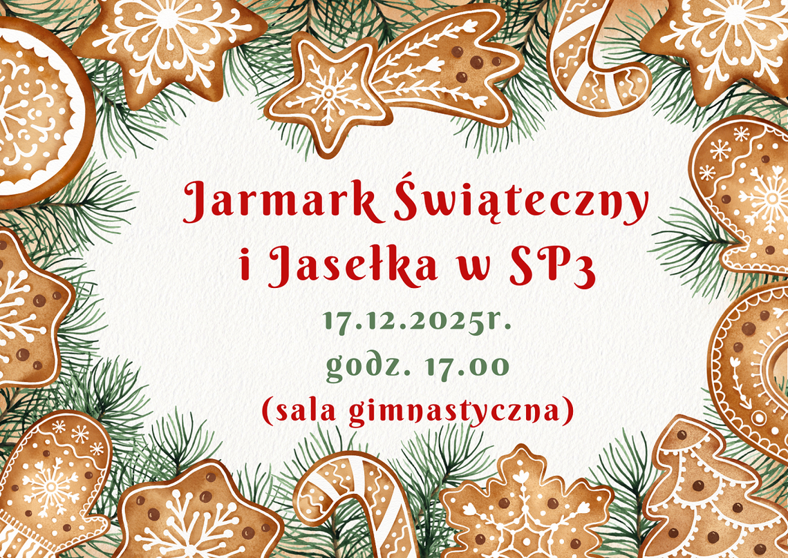 ZSP nr 3 zaprasza na jarmark świąteczny i jasełka