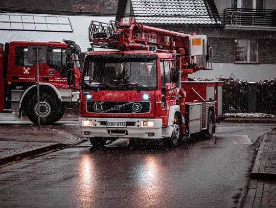 Duży pożar kotłowni na terenie miejscowości Wysocice