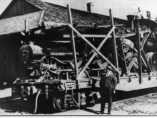 Steam tractor impressive piece of equipment