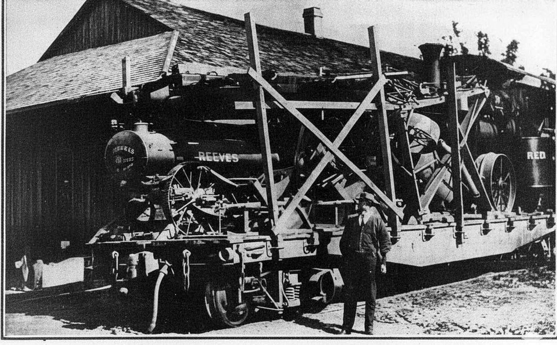 Steam tractor impressive piece of equipment