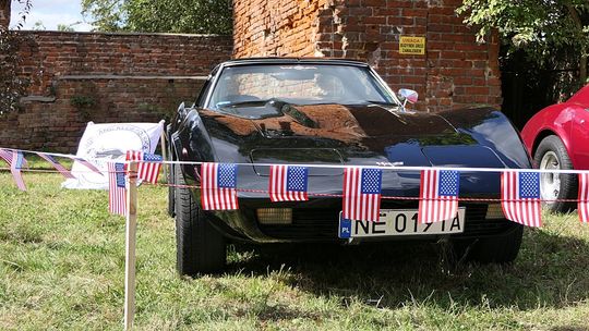 American Cars in the Elbląg's Old Town