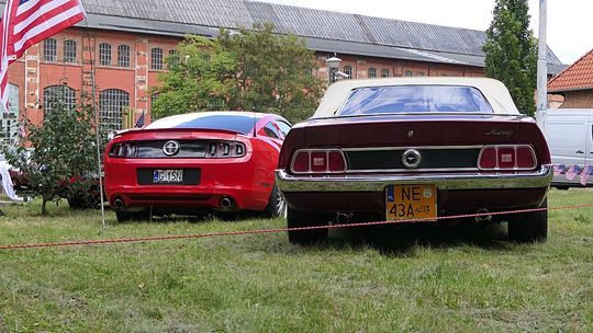 American Cars in the Elbląg's Old Town