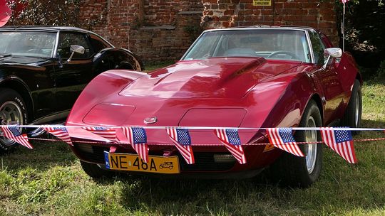 American Cars in the Elbląg's Old Town
