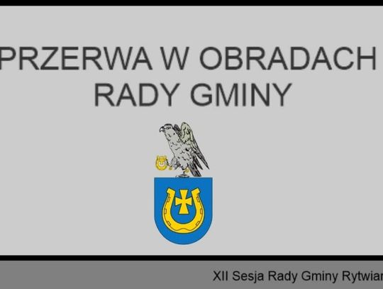 XII sesja Rady Gminy Rytwiany - 08.08.2019