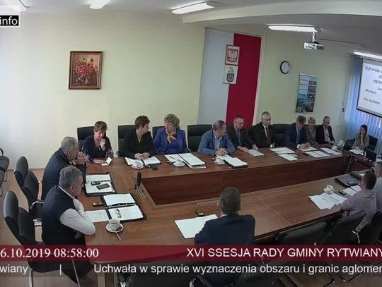 XVI sesja Rady Gminy Rytwiany - 16.10.2019