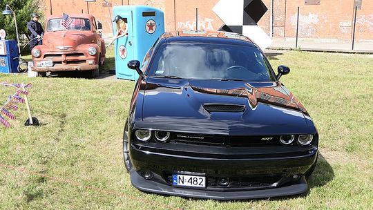 American Cars in the Elbląg's Old Town