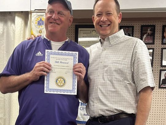 Bill Howard Speaks at Rotary