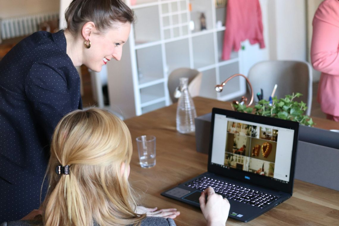 A Computer for Every Fourth Grader girl using black laptop computer