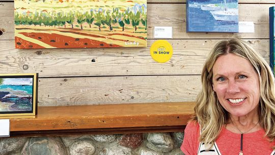 Lindy Bishop was the winner of the Old Art Building Plein Air Event. Courtesy photo