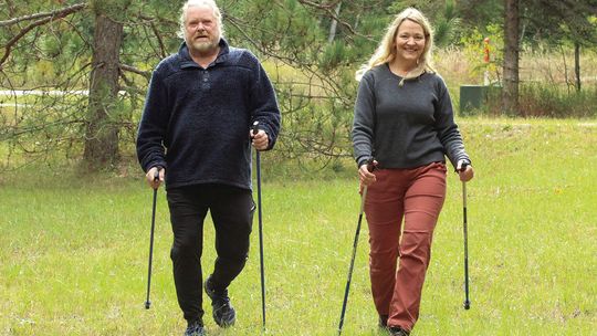Pete and Marilyn Edwards of Empire love exploring the county in autumn. Courtesy photo