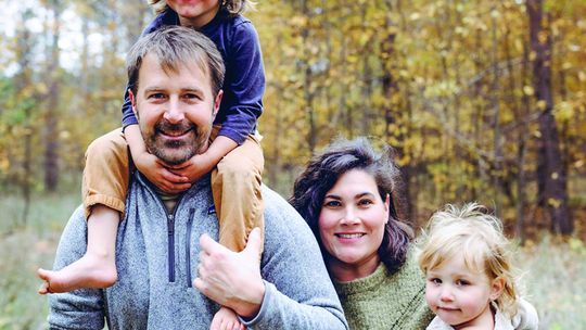 Kendall Rose of Cedar is pictured with her husband Ryan, and children Arlan and Pearl. Courtesy photo