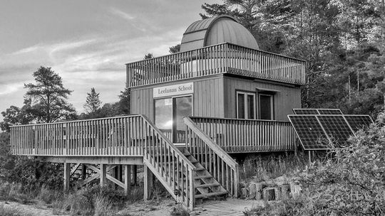 Leelanau School, a private institution, sits on the shores of Lake Michigan and banks of the Crystal River in Glen Arbor with many state of the artamenities including its observatory (pictured). Courtesy photo