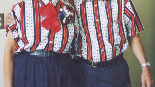 Judy Egeler and her late husband, Cliff, are pictured on July 4, 1998 when they were crowned queen and king at the Leland Fourth of July parade. Courtesy photo