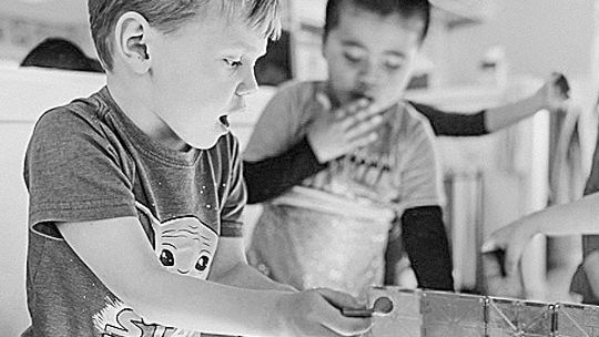 Children playing at the Leelanau Children’s Center in Leland. Courtesy photo