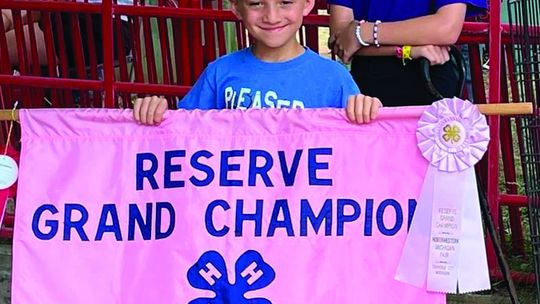 Leelanau 4-H is one of many activities that gets kids outside and into the community. Pictured is the 2023 Leelanau 4-H Poultry Reserve Grand Champion Turkey: Kendyl LaPaugh of Proclites 4-H Club. Courtesy photo