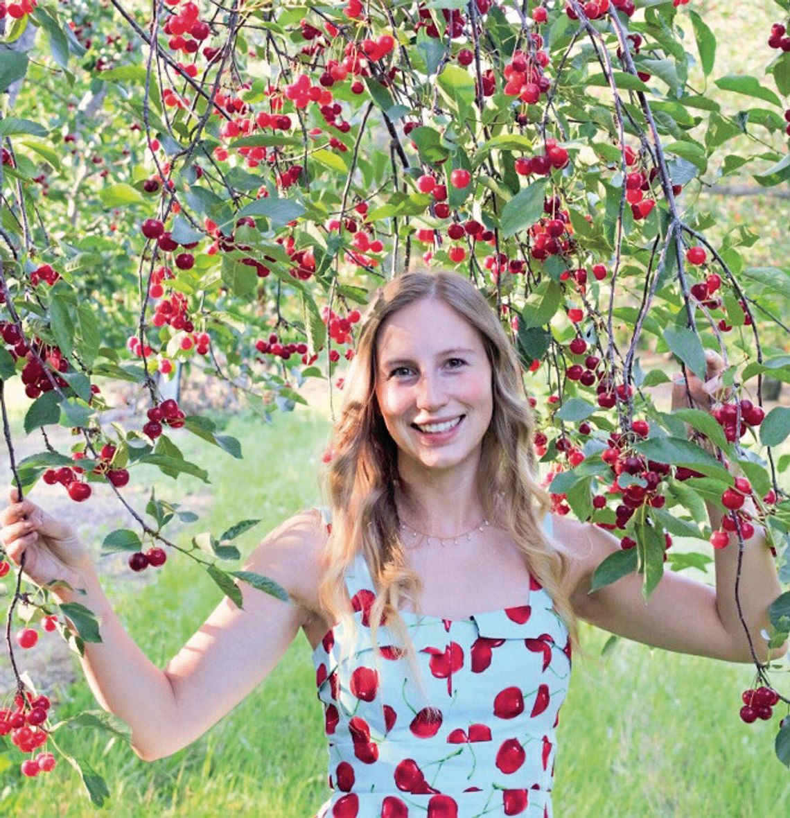 Erin Eckerle of Suttons Bay is cherry-hopeful she will be named the National Cherry Festival queen next week. Courtesy photo