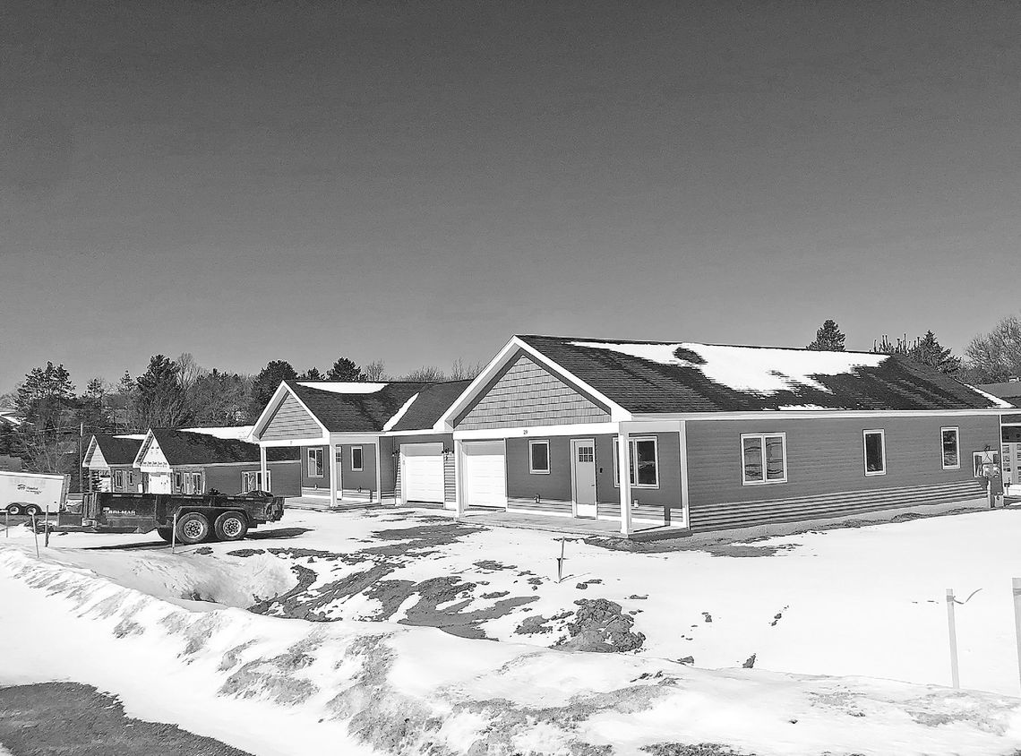 Maple City Crossings will feature six living units once completed. Enterprise photo by Amy Hubbell