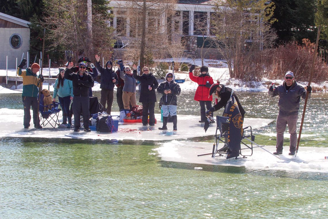 Lake Leelanau ice Lake Leelanau ice