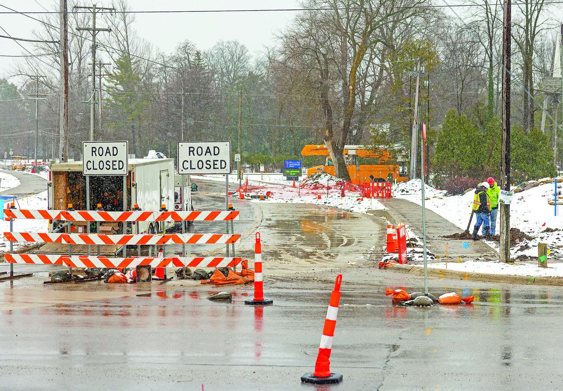 M-72 construction begins