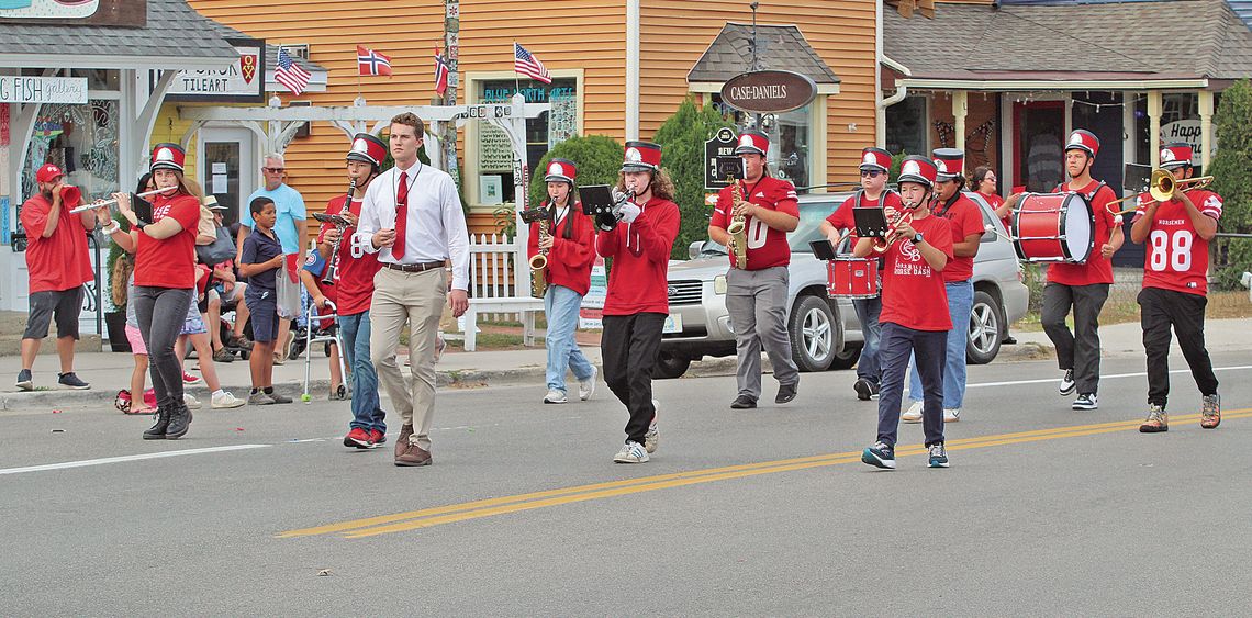 The Norse marching band brought their best for the Homecoming parade on Friday.