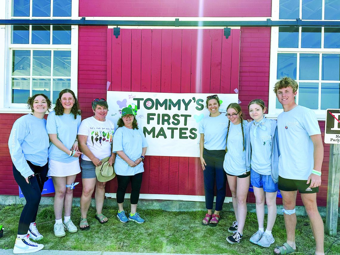 Tommy’s First Mates has been inspiring hope since 2021. Nearly 50 people made it out to Glen Haven for a ‘Hike for Hope’ on Saturday. From left to right: Sydeny Poineau, Kendall McNitt, Betsy Coffia, Holly Reay, Keltie Palmer, and Michael Houtteman. Courtesy photo